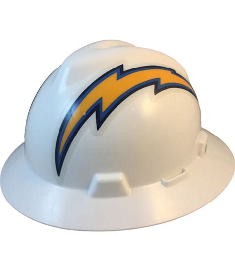 los angeles chargers visor|los angeles chargers hard hat.